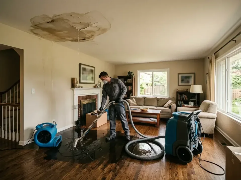 attic-pipe-burst-ceiling-drip-008 — frequently asked questions, Water Damage Restoration & Carpet Care in St. Cloud, MN